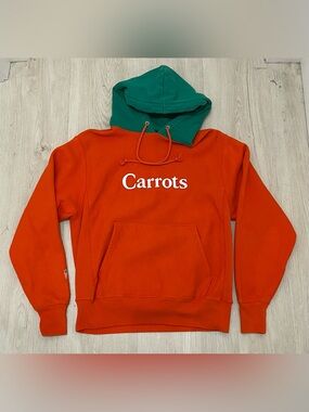 Carrots by Anwar Carrots x Champion Reverse Weave Hoodie Orange Green Men Medium